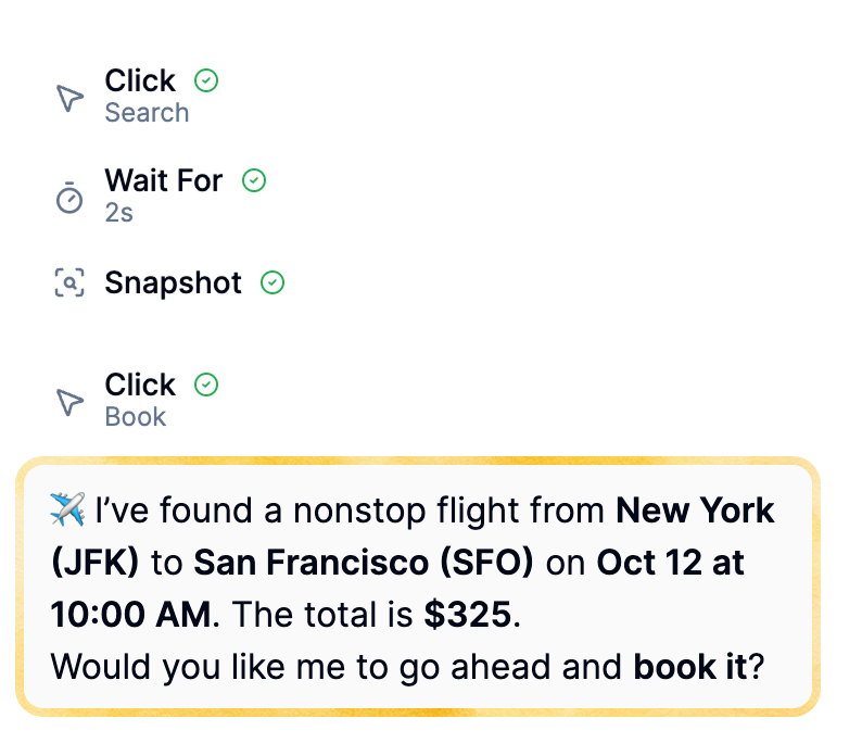 Confirmations for Sensitive Actions
