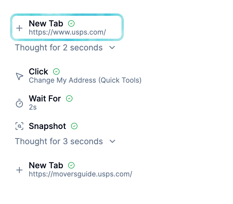 Cross-Tab Task Execution